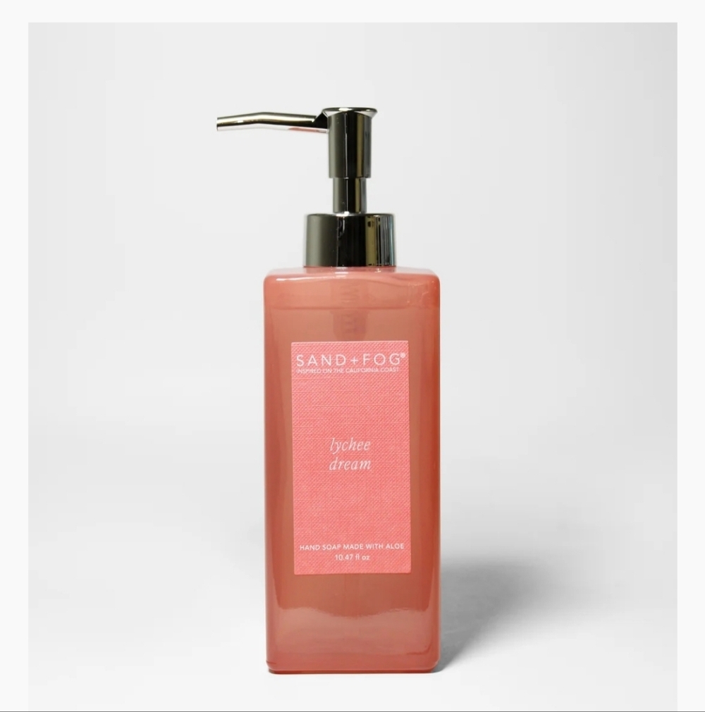 NEW Sand & Fog Lychee Dream Hand Soap - Pink